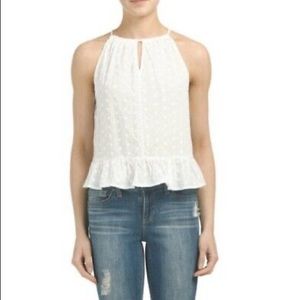 Caution To The Wind Suspended Neck Top Size Large